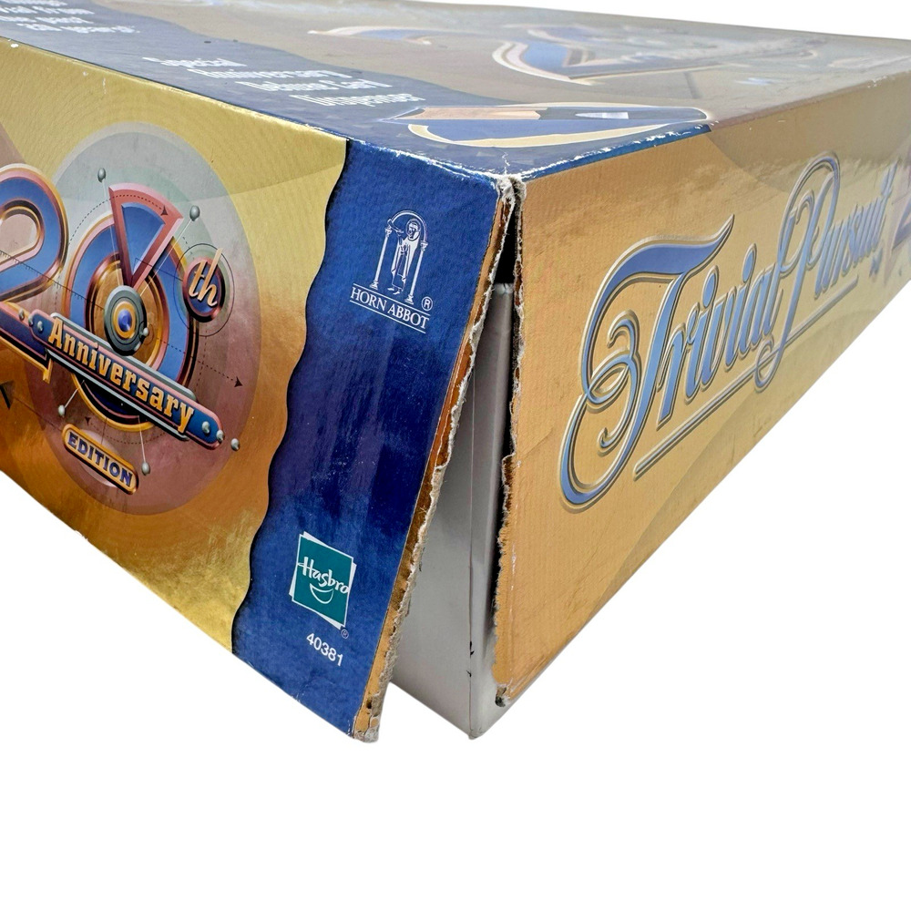 Vintage Trivial Pursuit 20th Anniversary Edition Trivia Game 2002 Original Box - Picture 8 of 12